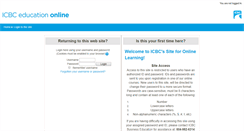 Desktop Screenshot of education.icbc.com