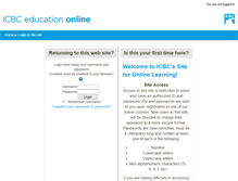 Tablet Screenshot of education.icbc.com